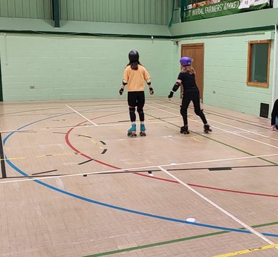 Roller Skating with my Daughter