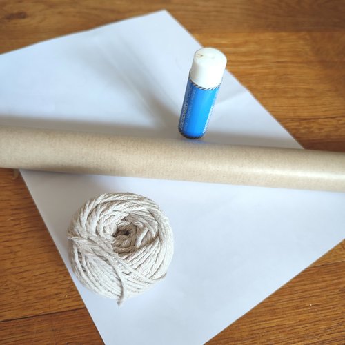 Materials for making a paper feather