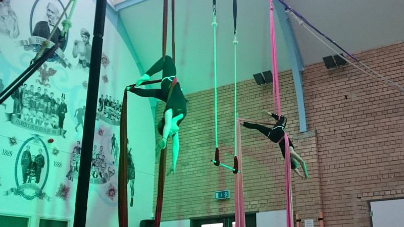 Duo Aerial Silks at Freefall