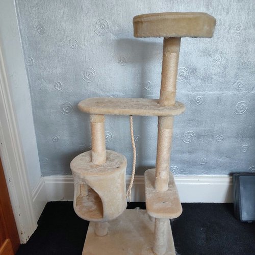 Upcycled cat tree sale