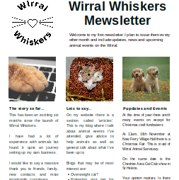 Wirral Whiskers Newsletter